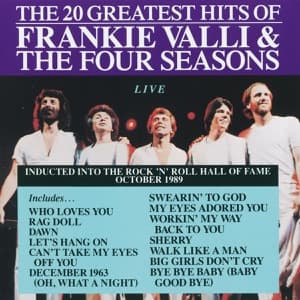 The 20 Greatest Hits of Frankie Valli & The Four Seasons (Live) artwork