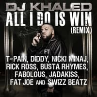 All I Do Is Win (Remix) [feat. T-Pain, Diddy, Nicki Minaj, Rick Ross, Busta Rhymes, Fabolous, Jadakiss, Fat Joe, Swizz Beatz] - Single artwork